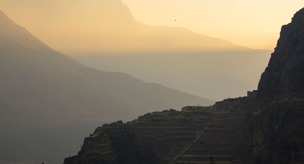 Sunset in Ollantaytambo