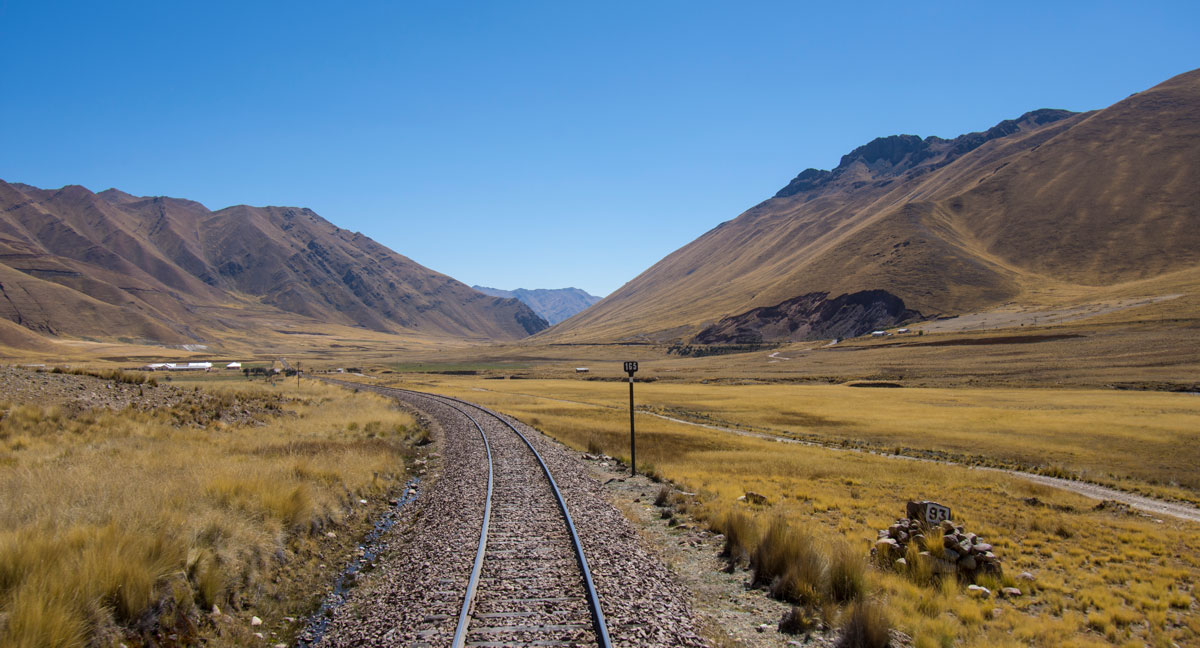 View from Titicaca Train